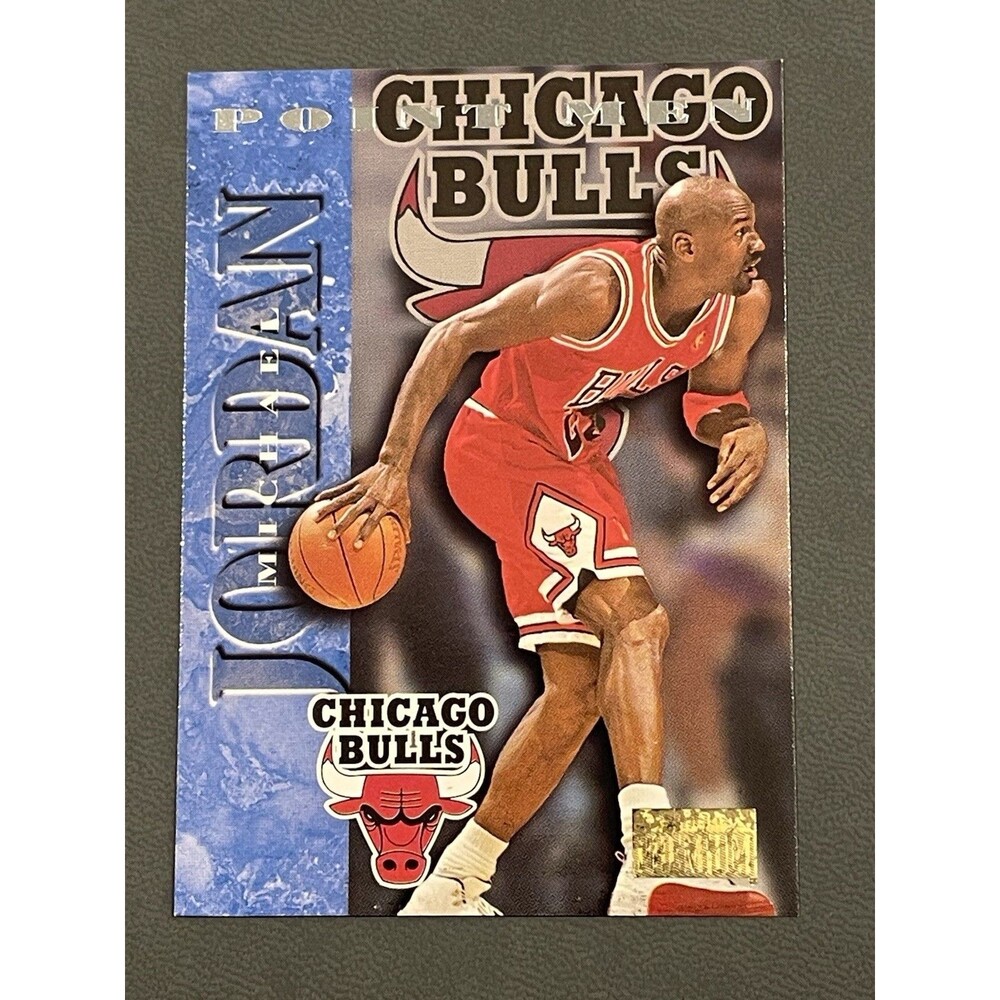 1996-97 Skybox Premium #247 Michael Jordan Point Men Insert Chicago Bulls Sharp!